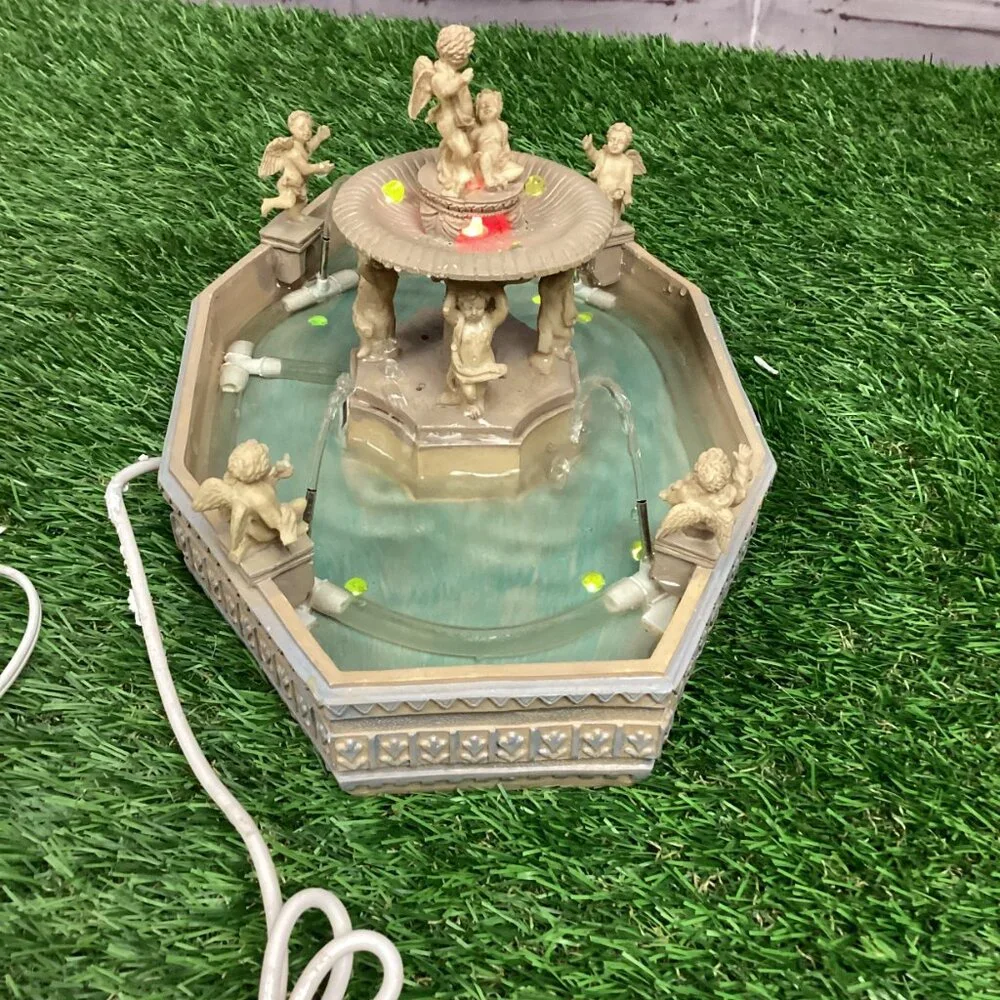 Lemax Lighted Village Square Fountain